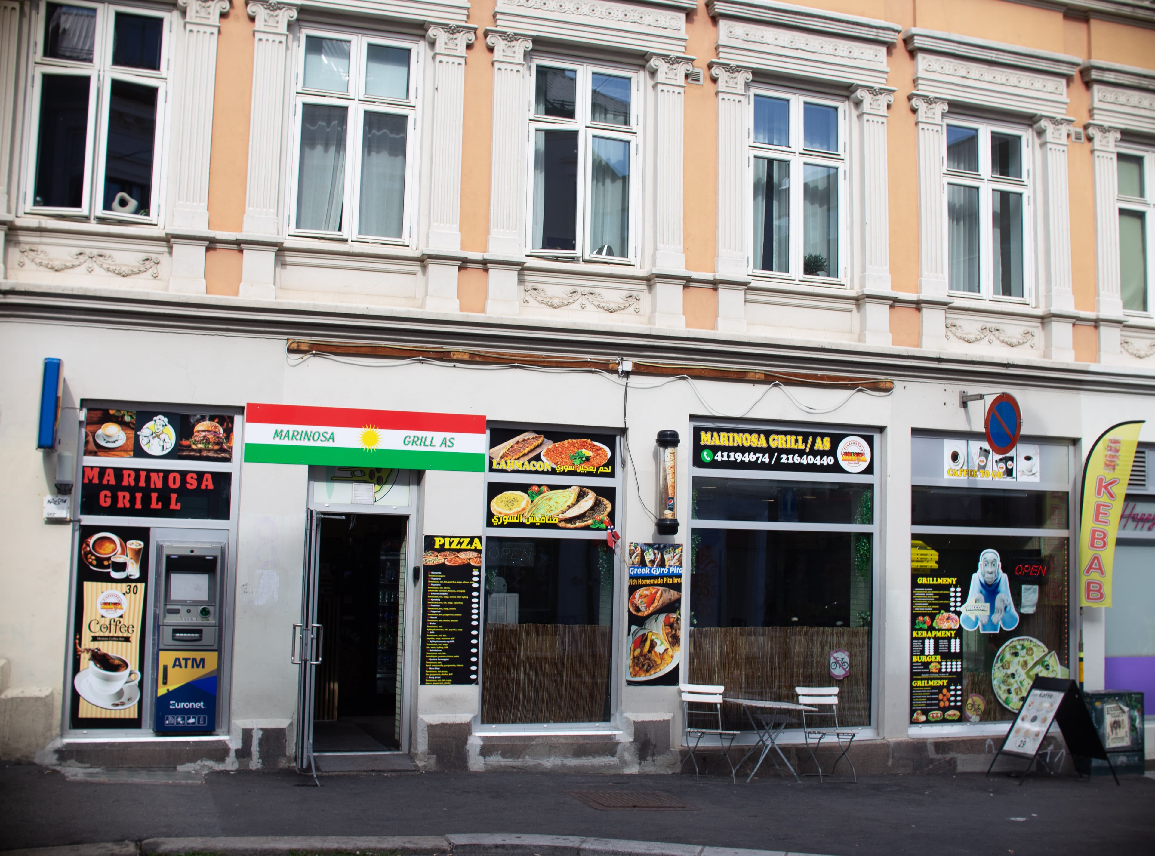 Mat fra Marinosa Grill
