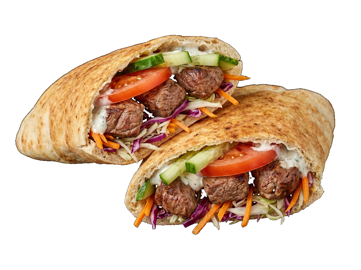 Lammekebab i Pita